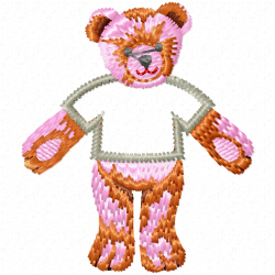 Teddy Embroidery Design 4 Teddy Embroidery Design 4